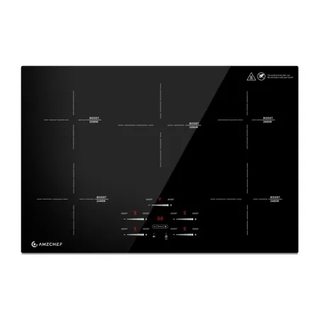 AMZCHEF CE-FS-I95S-GFFDD0 5-zone induction cooktop